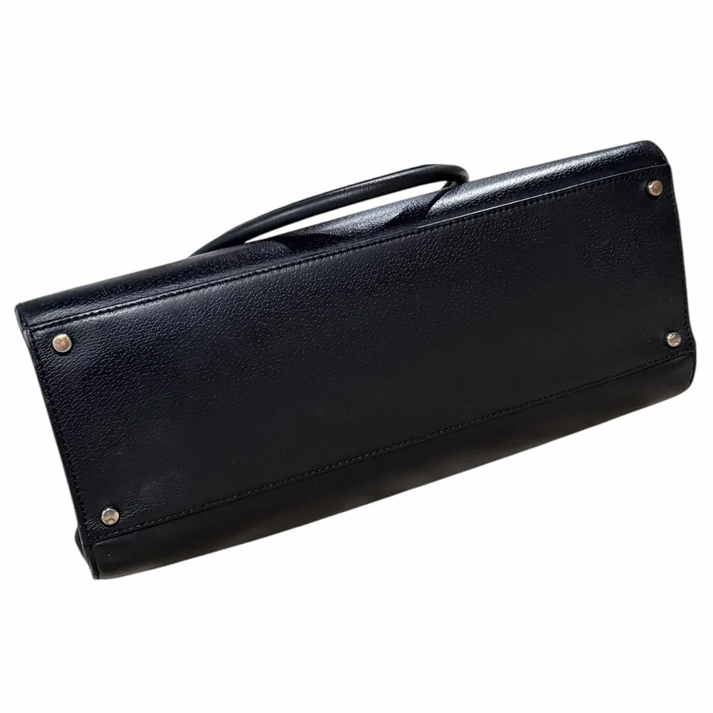 Kate Spade Black Large Textured Tote